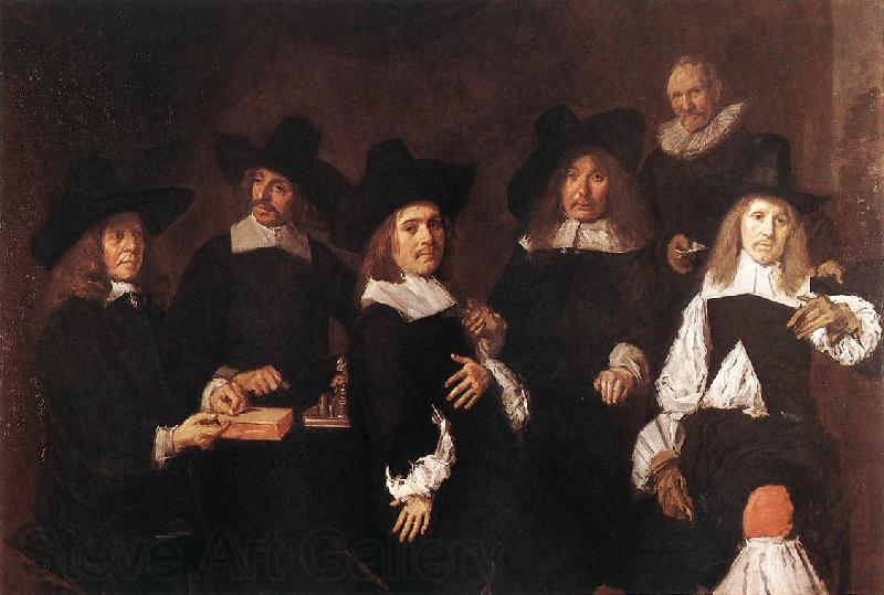 HALS, Frans Regents of the Old Men's Almshouse Spain oil painting art